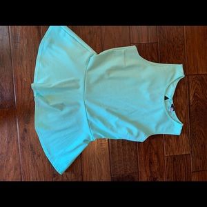 Teal blouse
